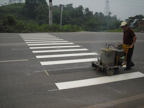 人行道道路標(biāo)線施工